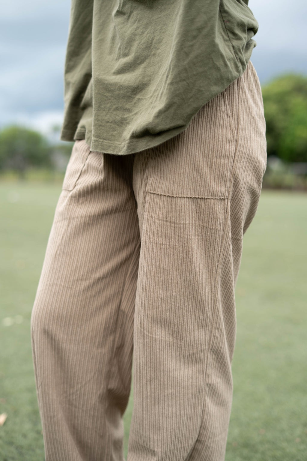 Pantalón Corduroy Beige