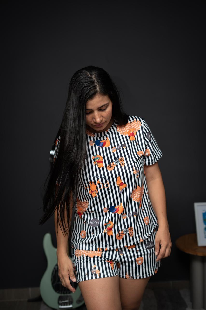 Pijama Corta Premium Winnie Pooh